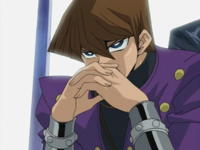 Seto Kaiba contemplating the future of his company in episode 159