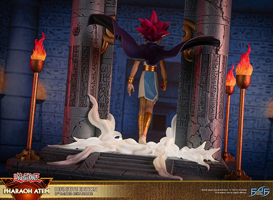 Rear right view of the First 4 Figures Pharaoh Atem Definitive Edition statue