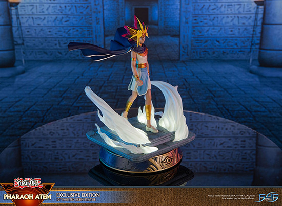 Front left view of the First 4 Figures Pharaoh Atem Exclusive Edition statue