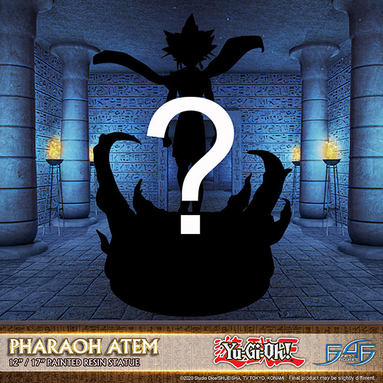 Silhouette of the Pharaoh Atem resin statue by First 4 Figures