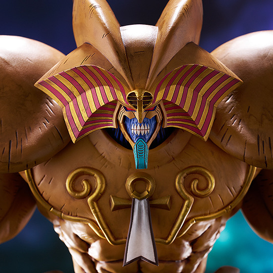 Close-up of the head and torso of the Exodia the Forbidden One POP UP PARADE SP figure by Good Smile Company